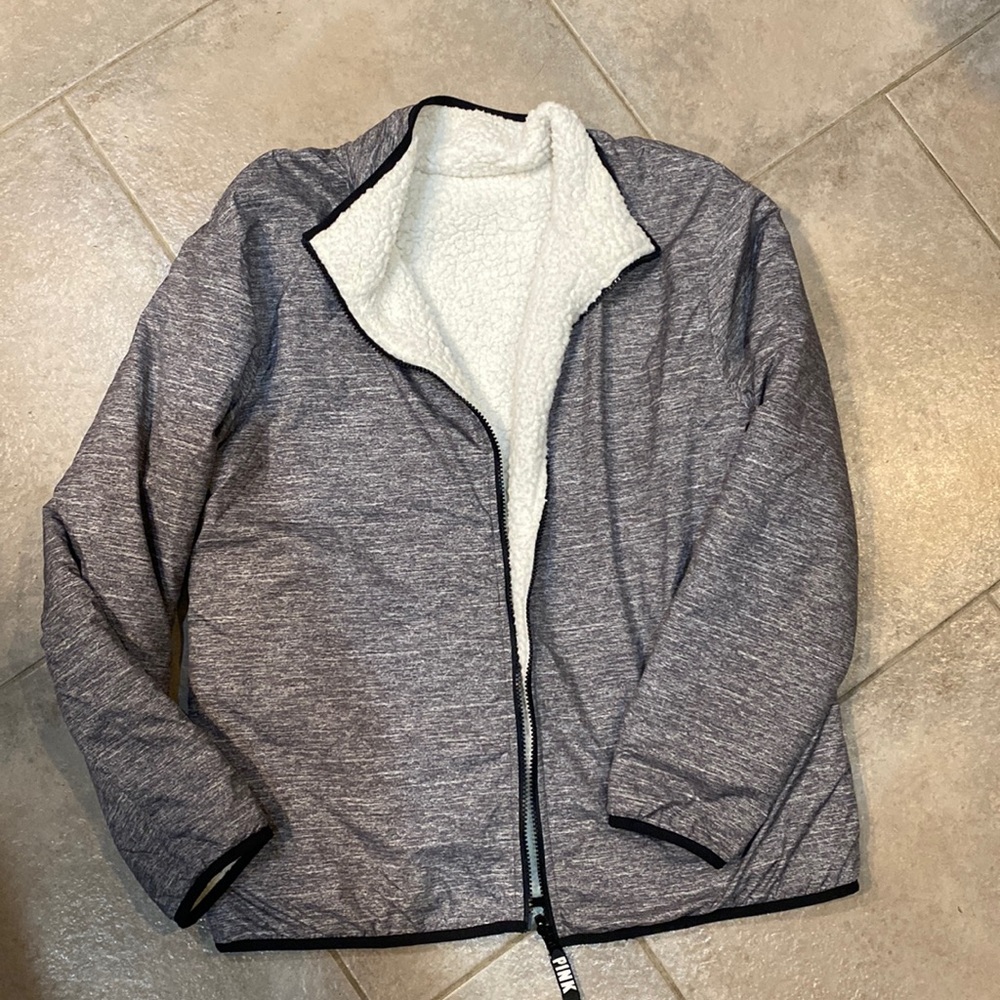 Pink reversible jacket